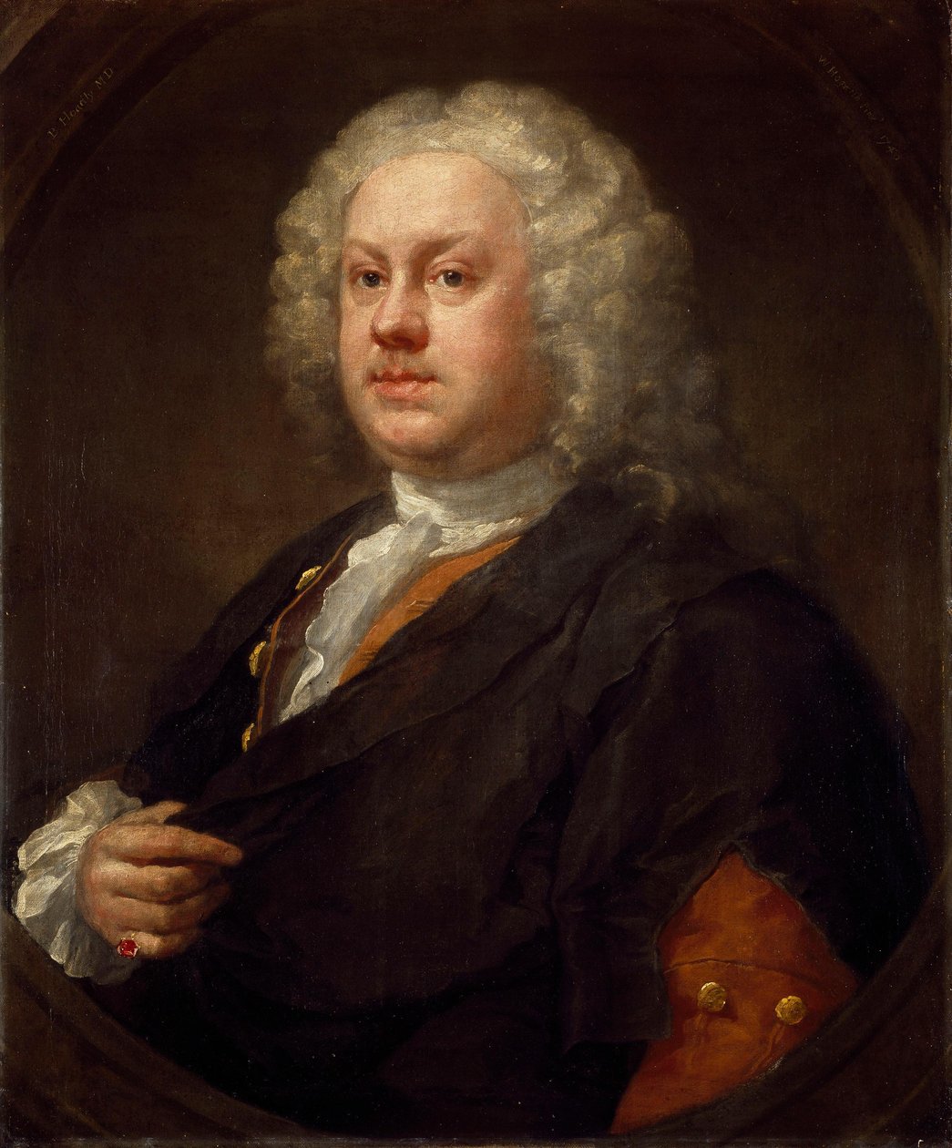 Ritratto di Benjamin Hoadly (1706-1757), medico e drammaturgo da William Hogarth