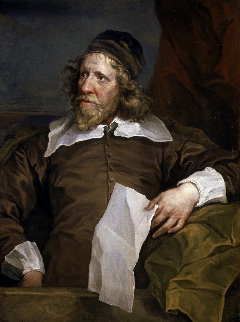 Ritratto di Inigo Jones (1573-1652), scenografo e architetto, introdusse l