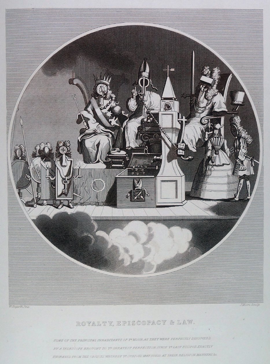 Realtà, episcopato e legge da William Hogarth