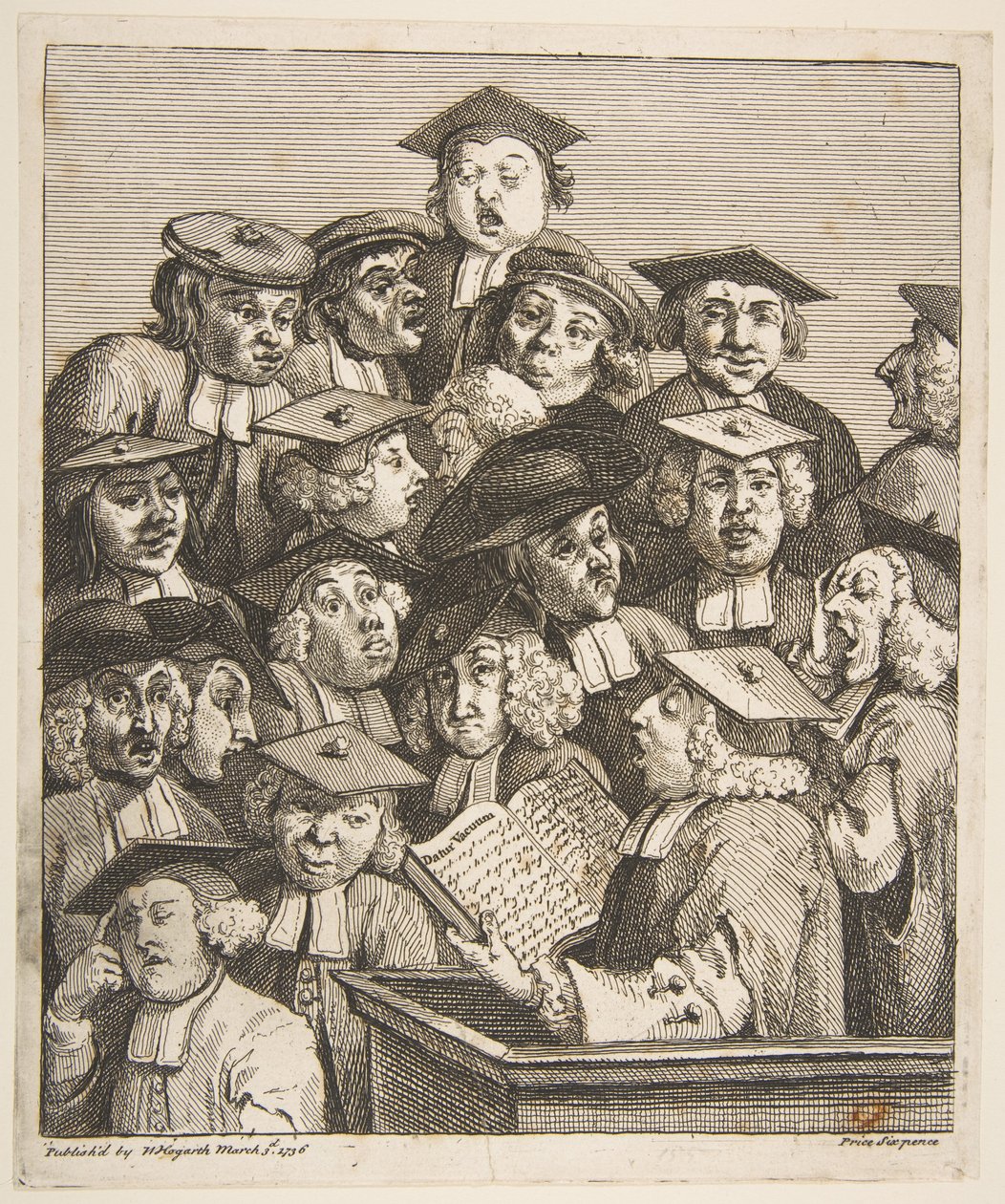 Studiosi a una lezione da William Hogarth