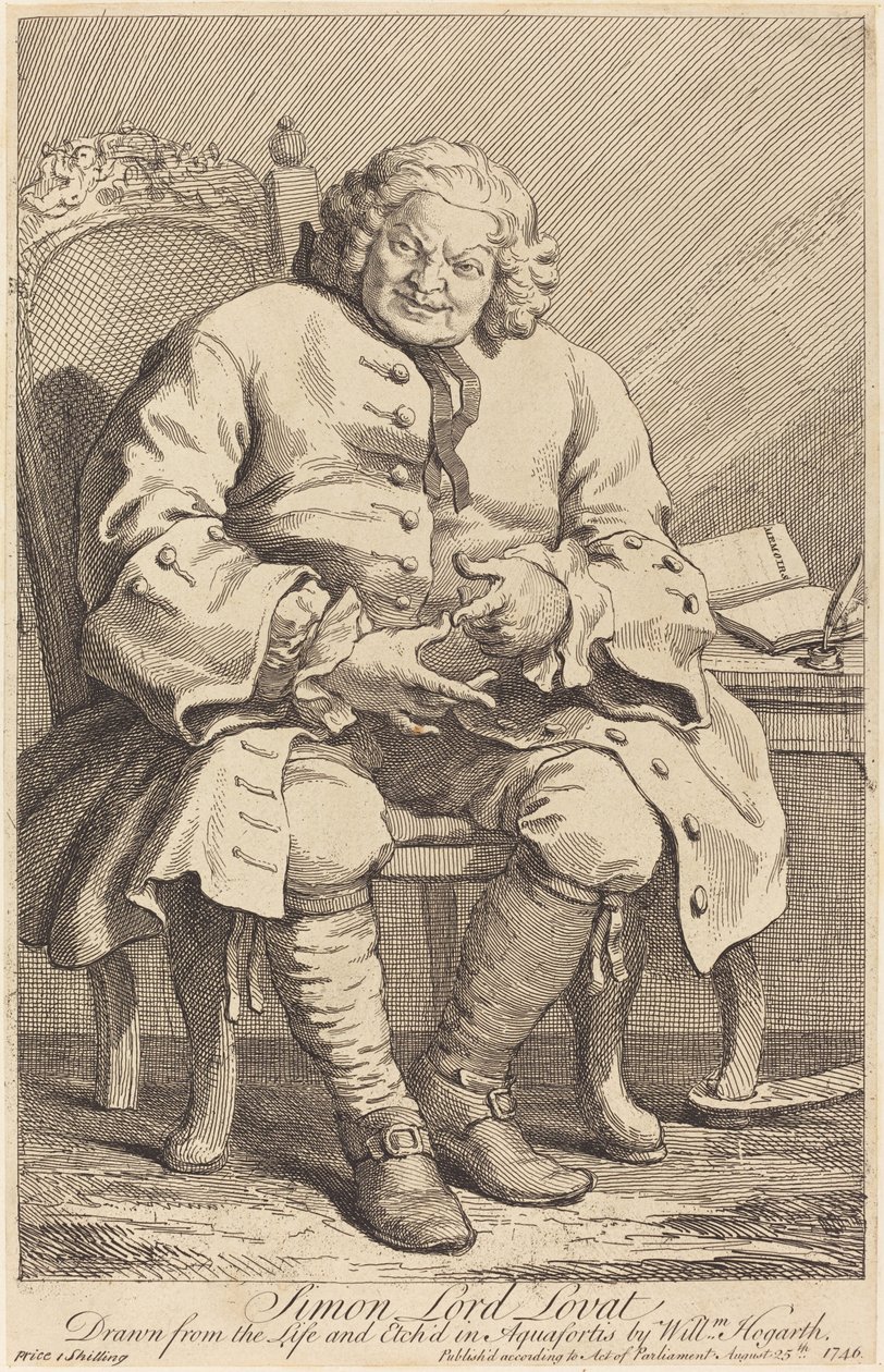 Simon Lord Lovat da William Hogarth