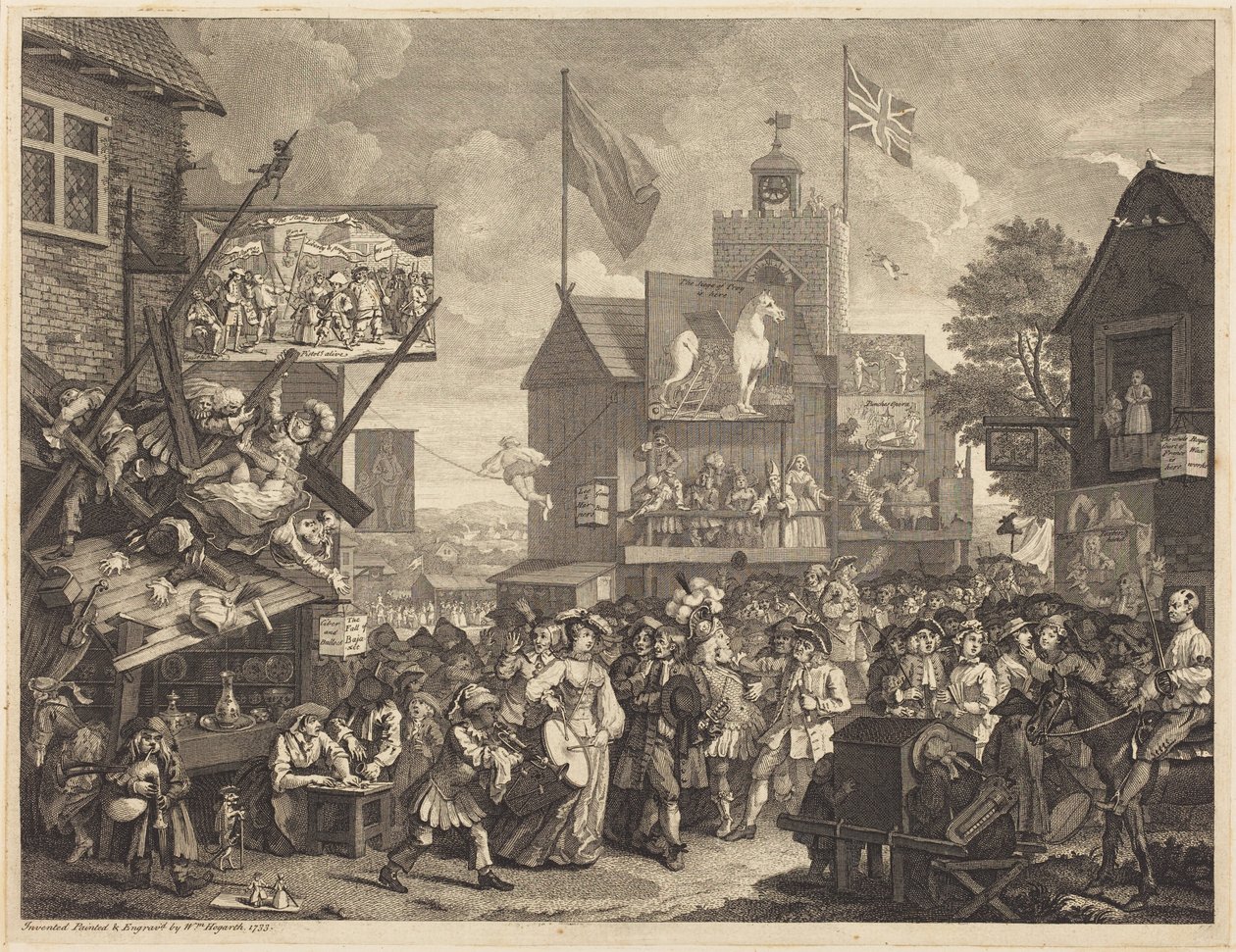 Fiera di Southwark da William Hogarth