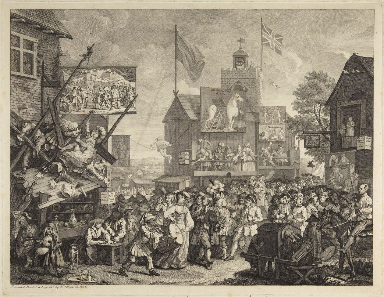 Fiera di Southwark da William Hogarth
