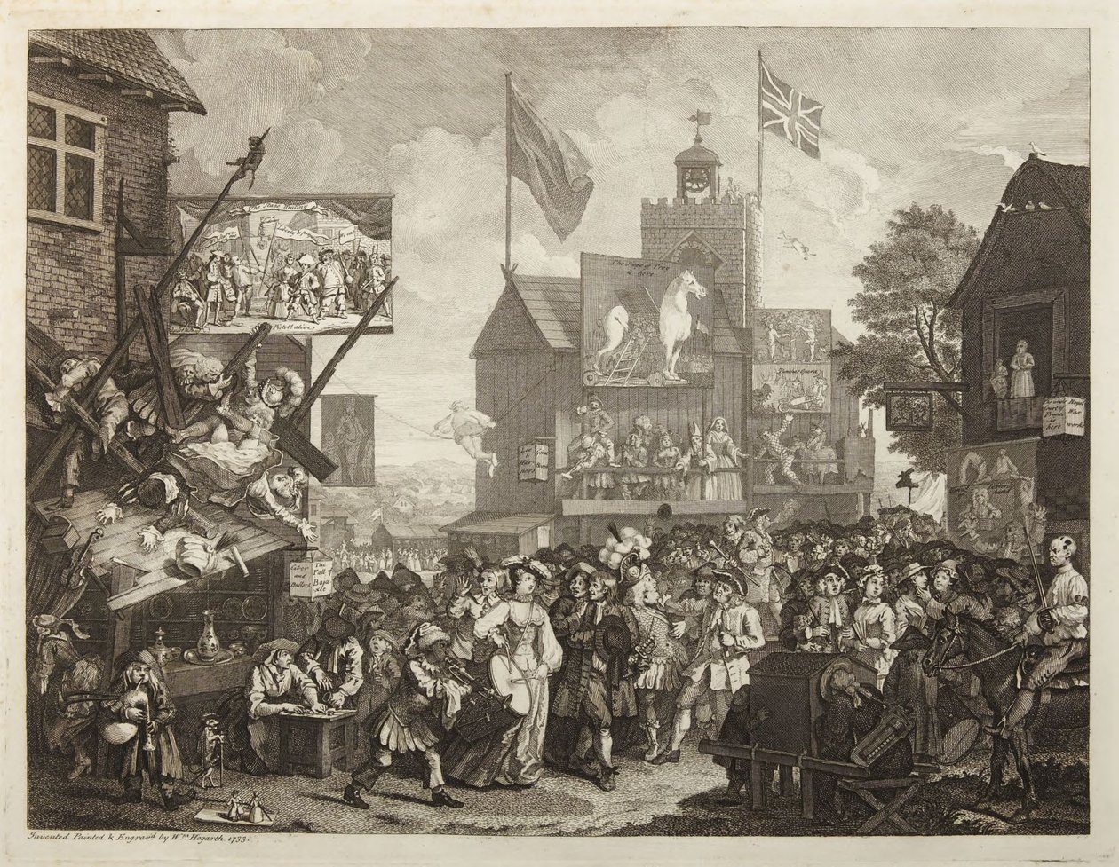Fiera di Southwark da William Hogarth
