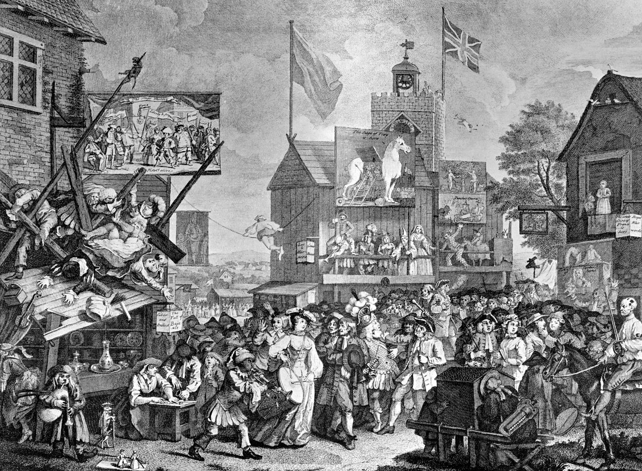 Fiera di Southwark, 1733 da William Hogarth