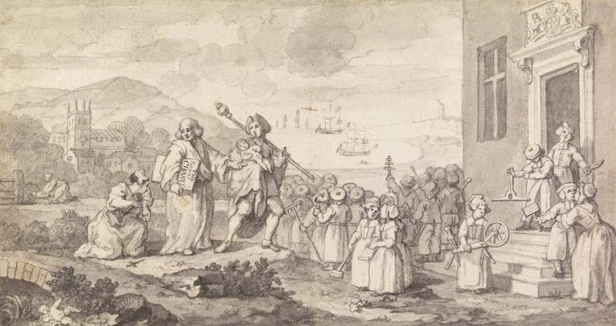 Studio per i trovatelli da William Hogarth