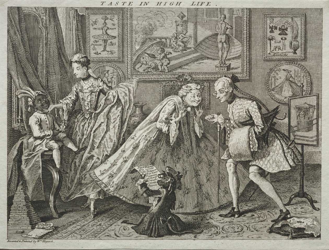 Gusto nella vita alta, 1746 da William Hogarth