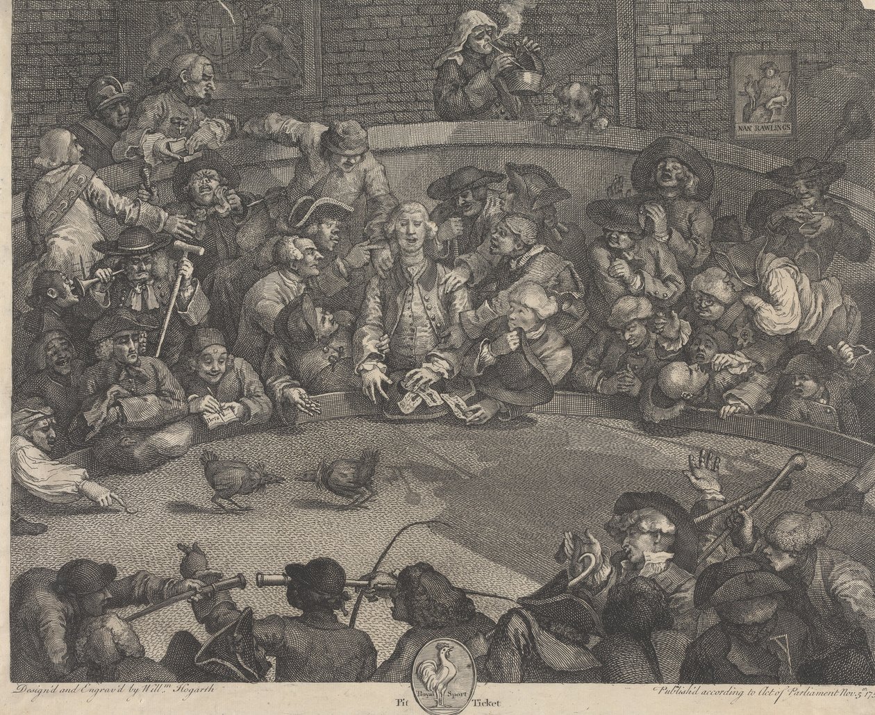 La cabina di pilotaggio da William Hogarth