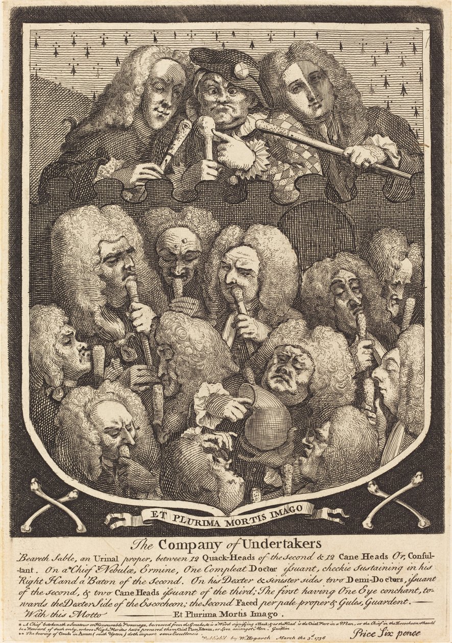 La compagnia degli impresari da William Hogarth