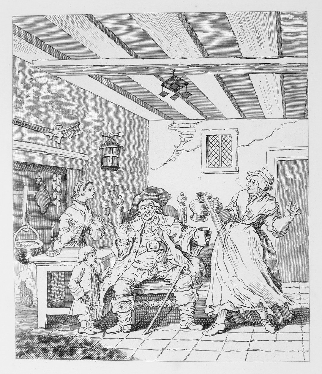 Il ritorno del contadino da William Hogarth