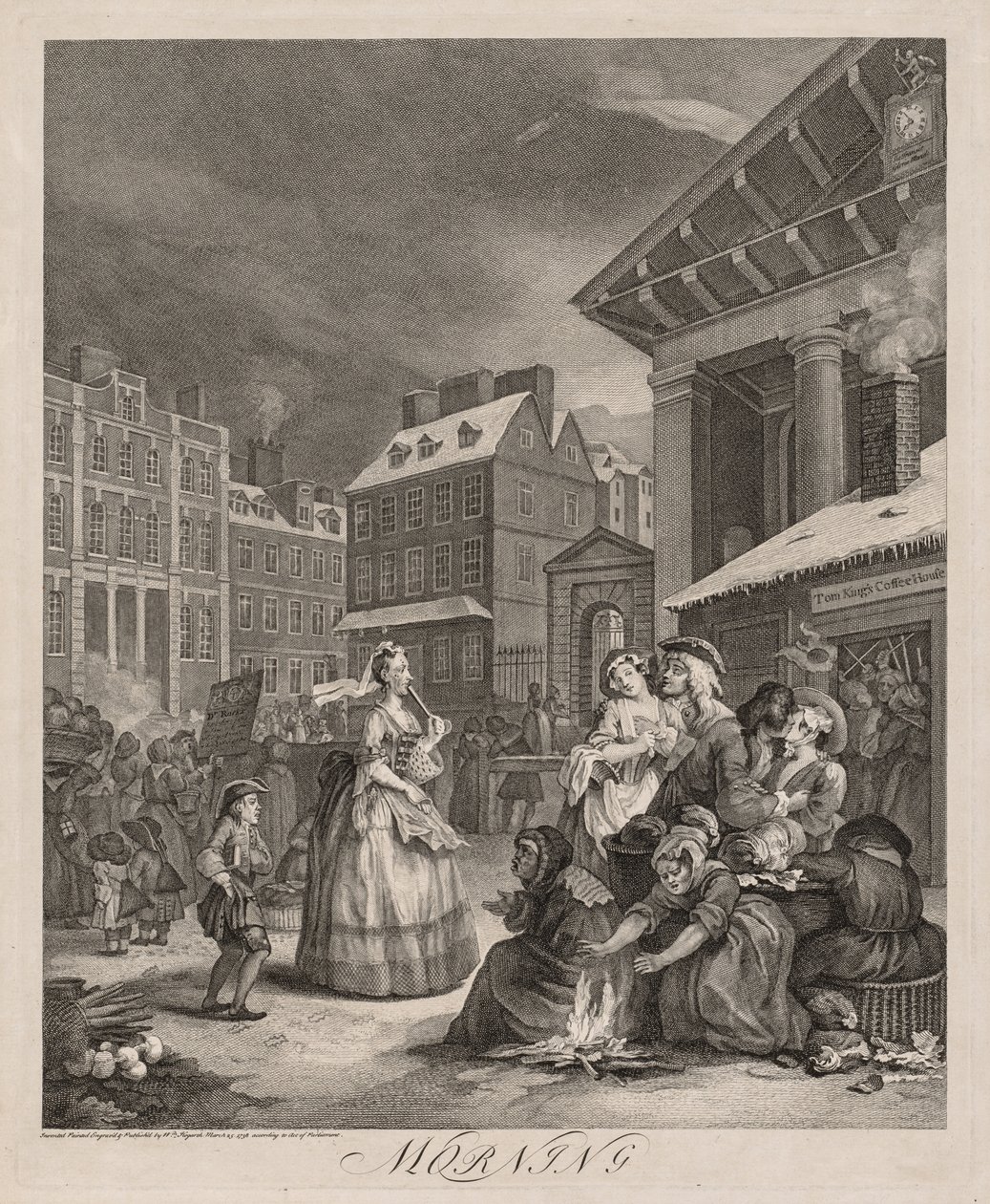 Le quattro ore del giorno da William Hogarth