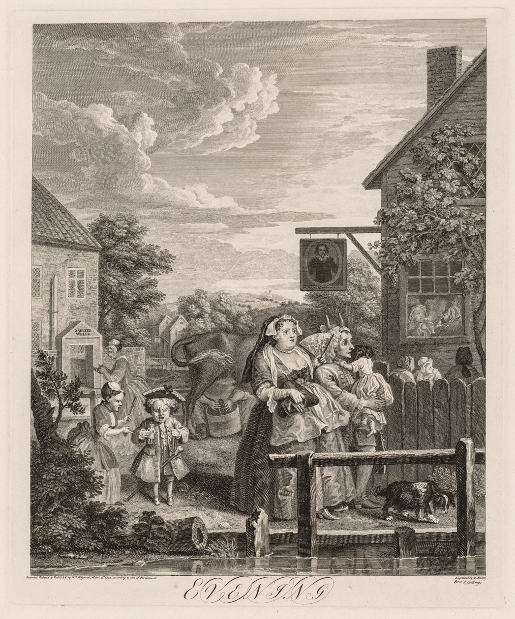 Le quattro ore del giorno: Sera da William Hogarth