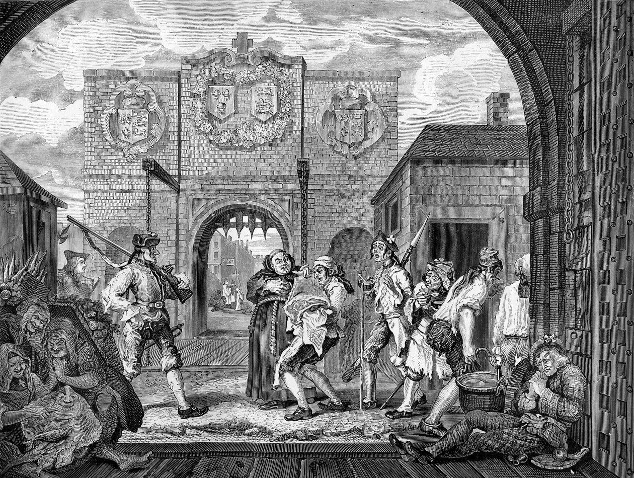 Le porte di Calais di William Hogarth da William Hogarth