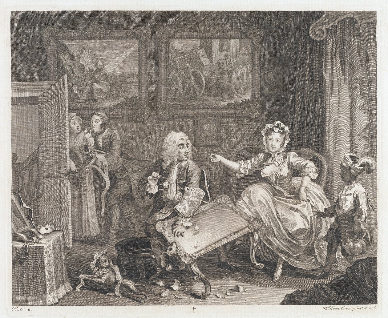 La prostituta trova un protettore da William Hogarth