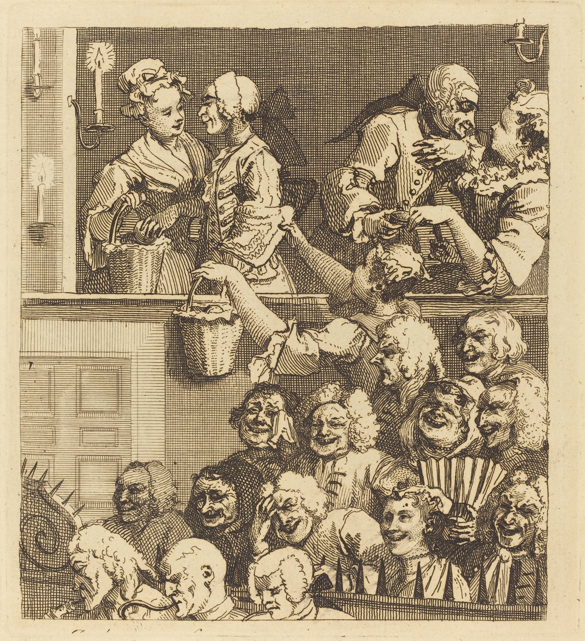 Il Pubblico che Ride da William Hogarth