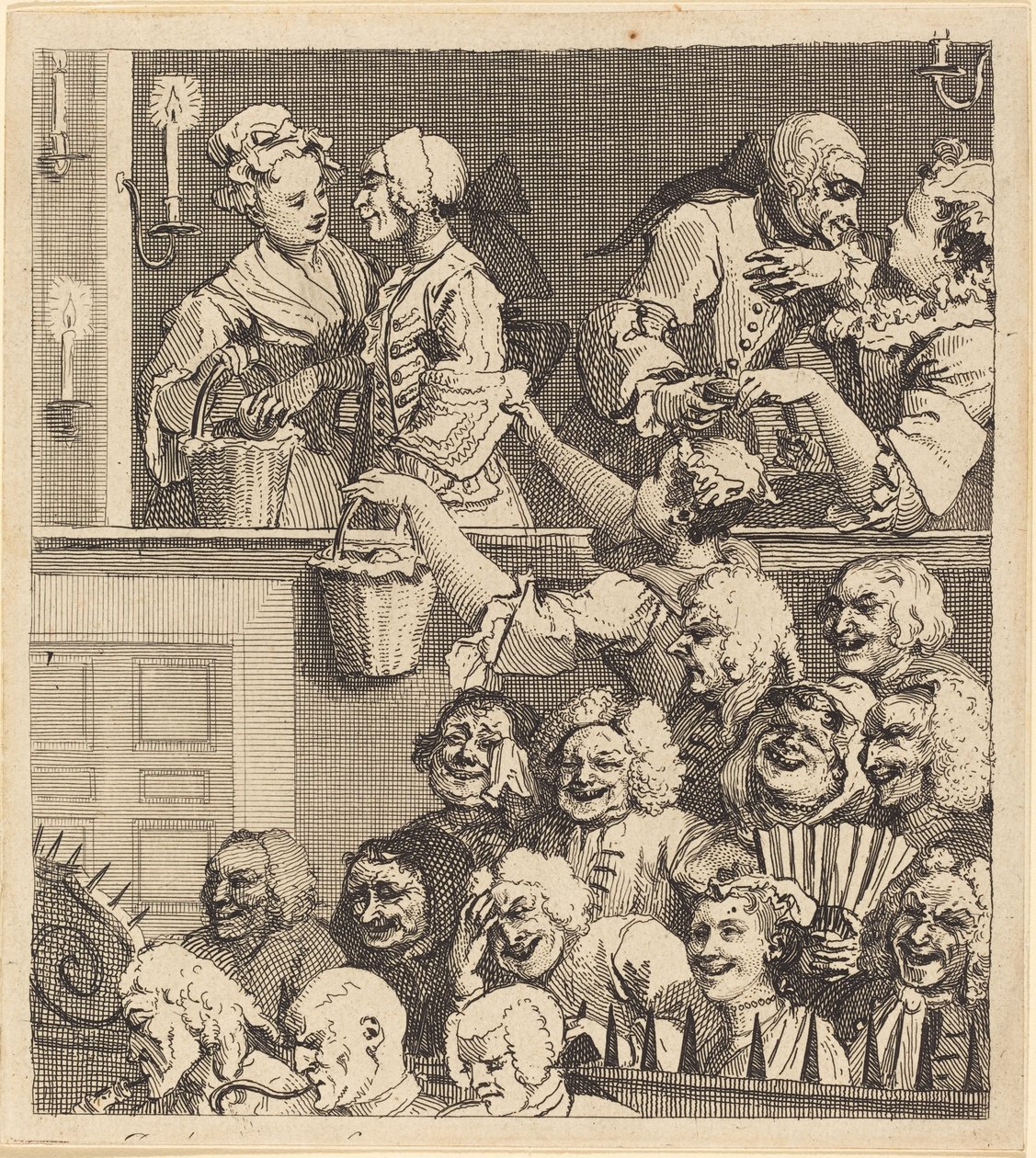 Il Pubblico che Ride da William Hogarth