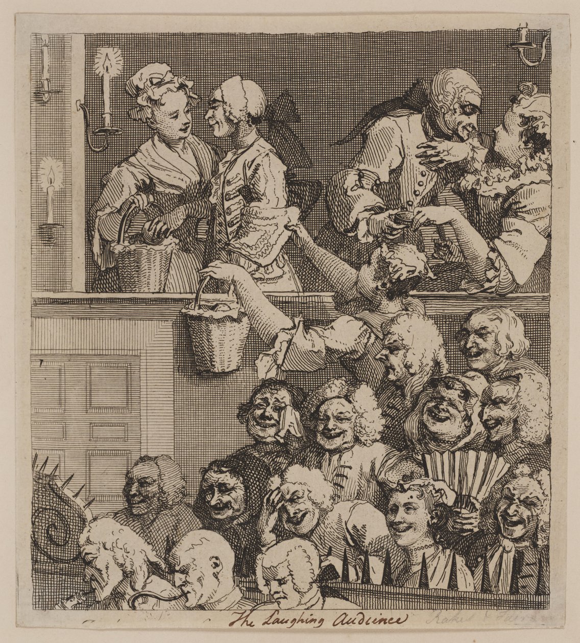 Il pubblico che ride da William Hogarth