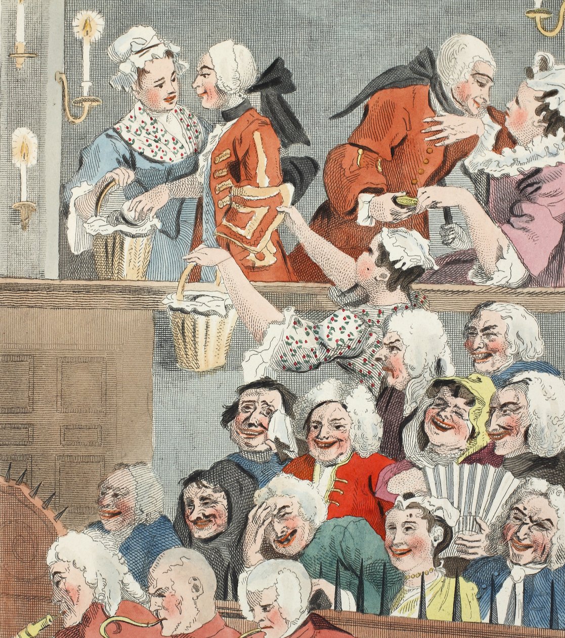 Il pubblico che ride, illustrazione da 