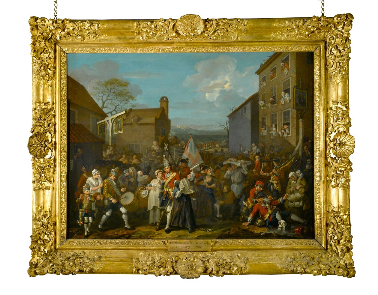 La marcia delle guardie a Finchley, 1750 da William Hogarth