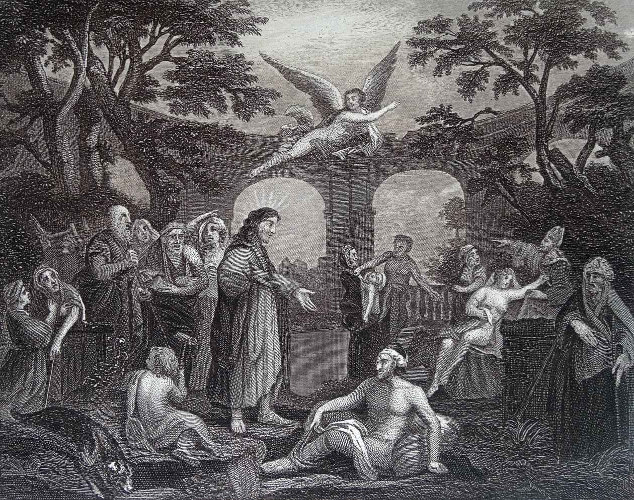 La piscina di Bethesda da William Hogarth