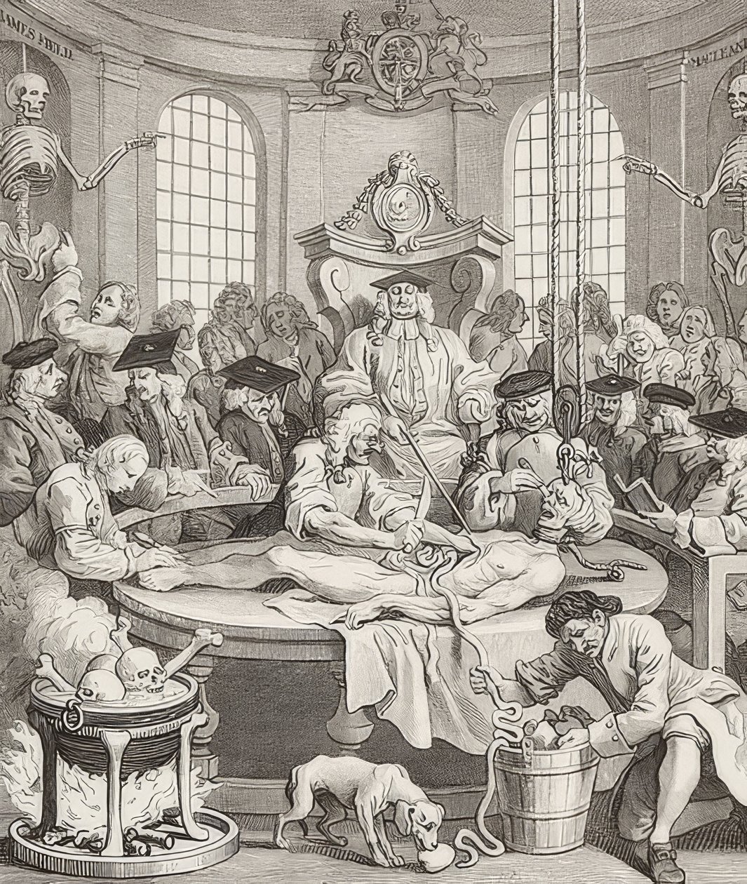 La ricompensa della crudeltà. Da: Le quattro fasi della crudeltà. 1751 da William Hogarth