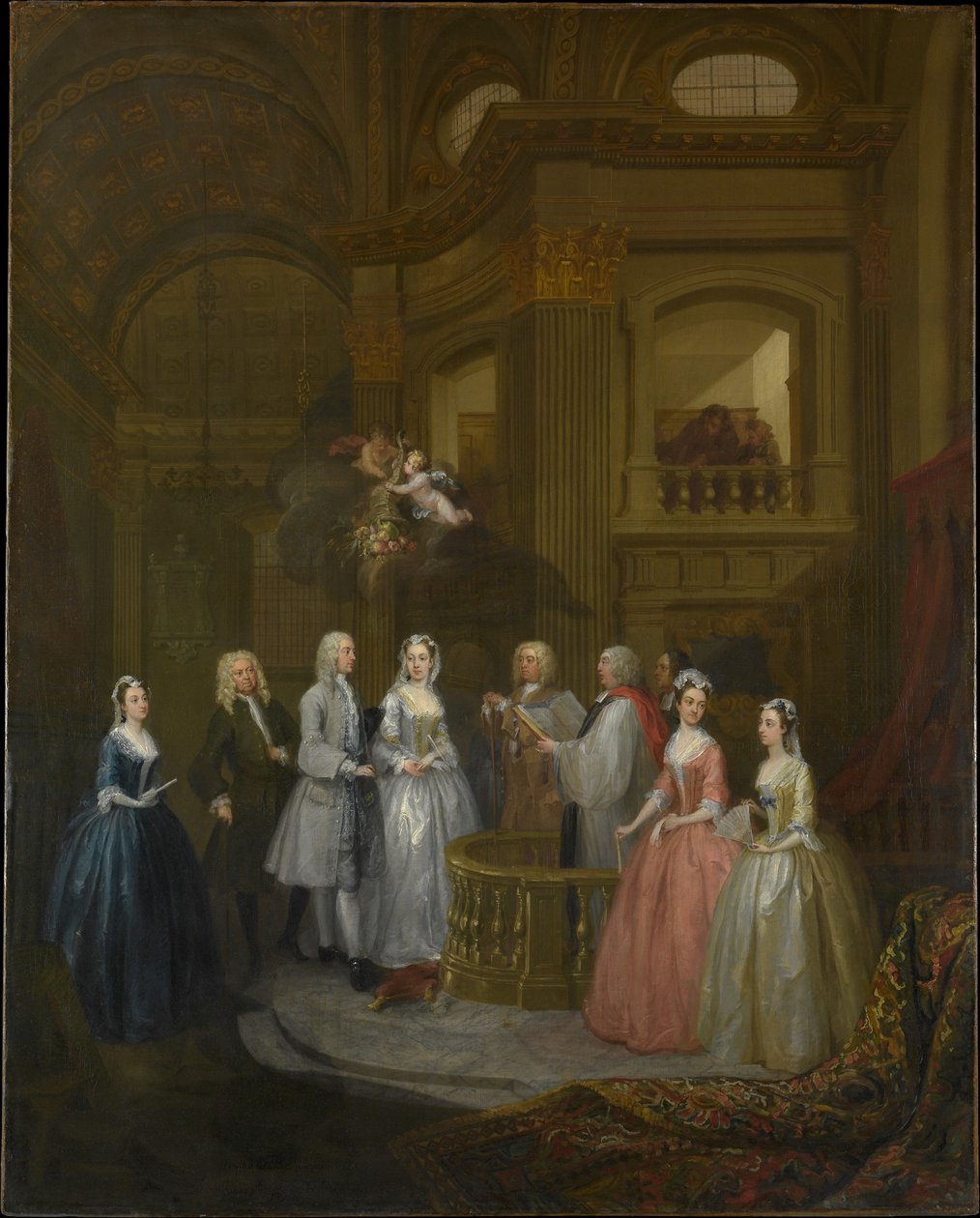 Il matrimonio di Stephen Beckingham e Mary Cox da William Hogarth