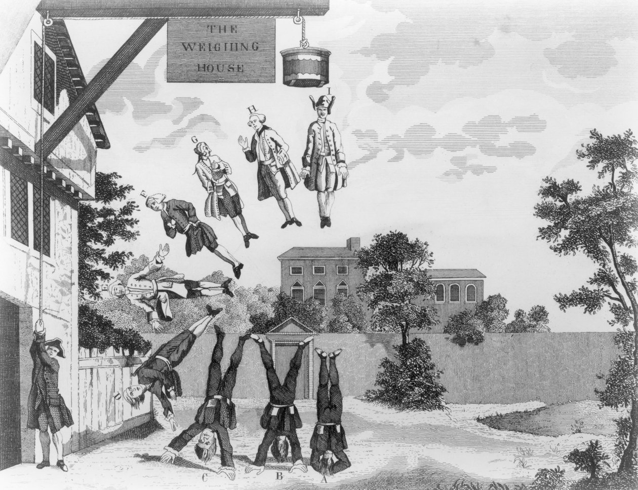 La Casa della Pesatura da William Hogarth