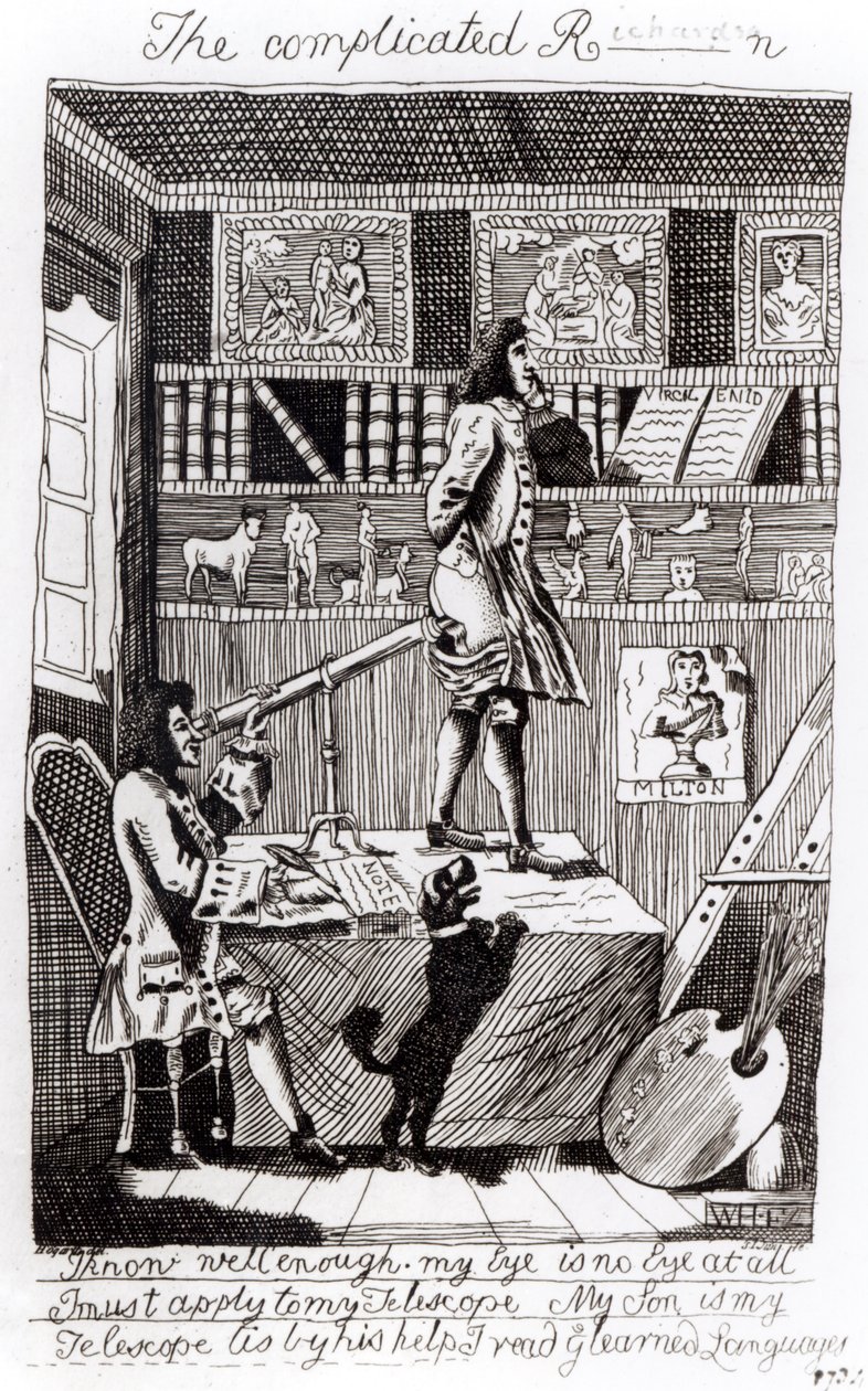 Il complicato Richardson, 1724 da William Hogarth