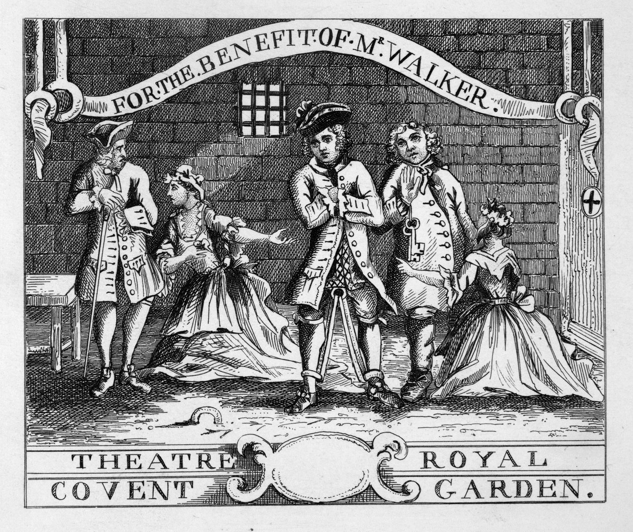 Teatro Reale, Covent Garden da William Hogarth