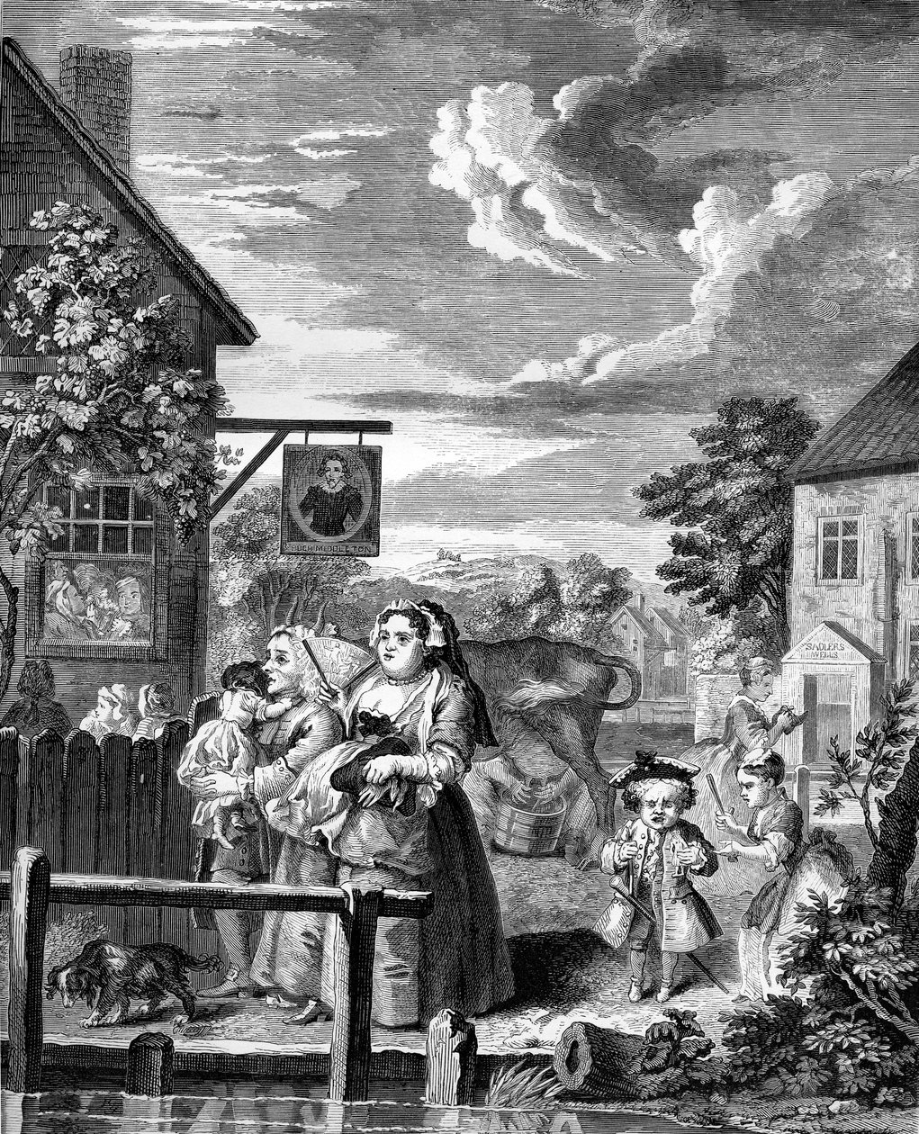 Tempi del Giorno - Sera di William Hogarth da William Hogarth