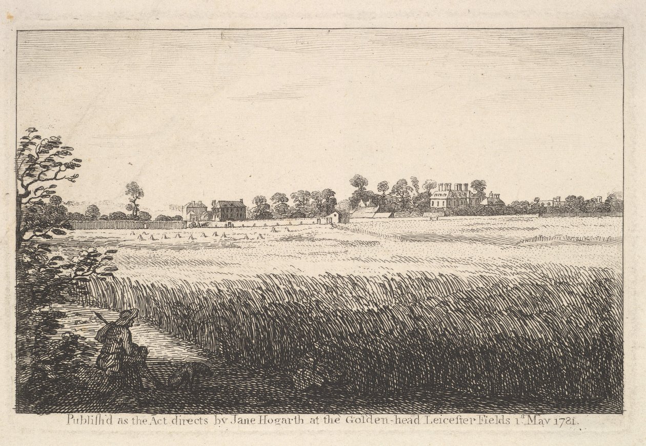 Veduta della Casa di Ranby da William Hogarth