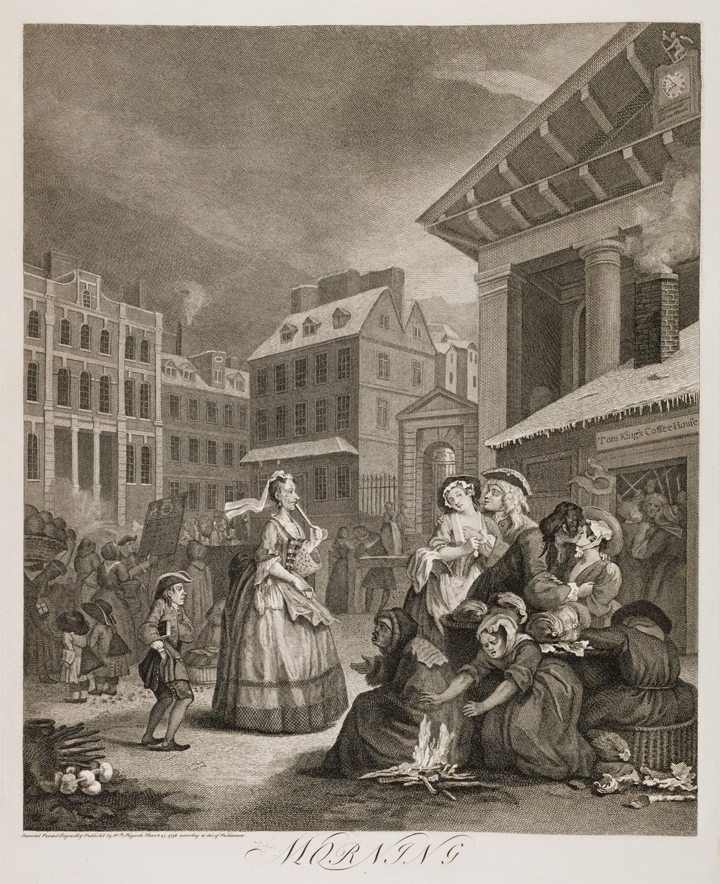 it: Quattro momenti della giornata: Mattina da William Hogarth
