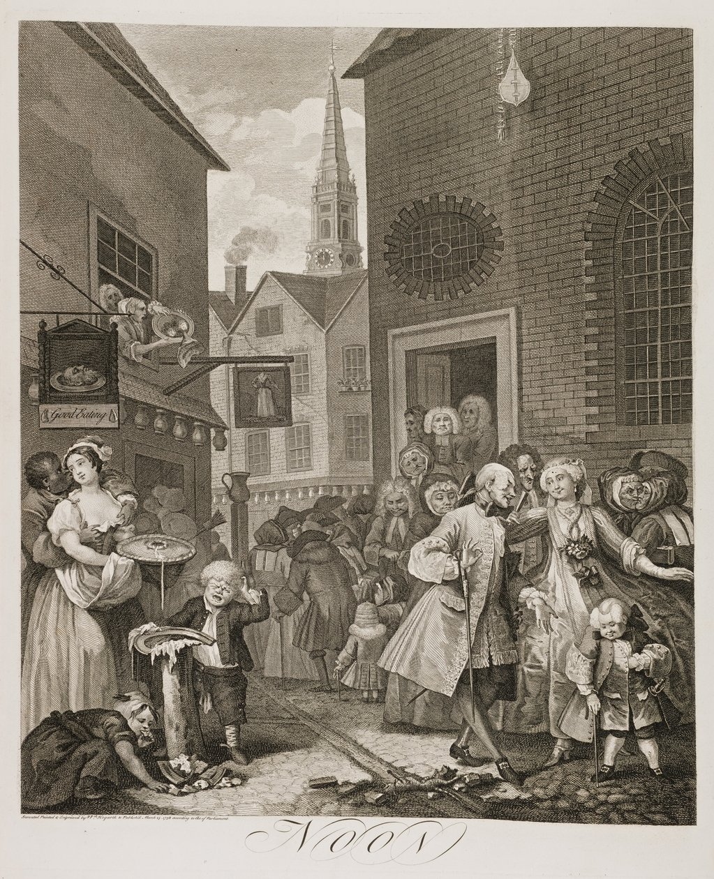 it: Quattro volte al giorno: Mezzogiorno da William Hogarth