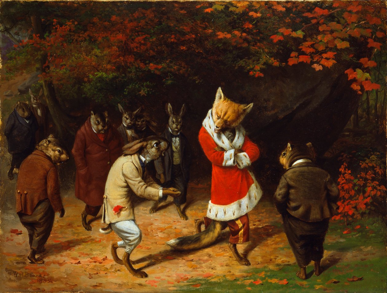 Sua Maestà riceve da William Holbrook Beard