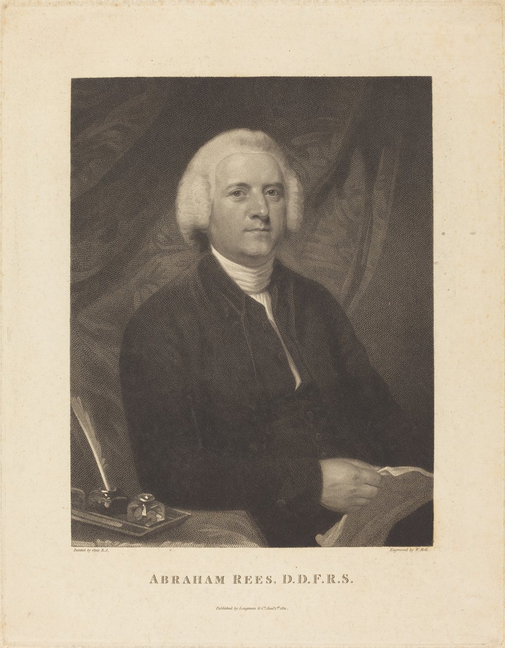 Abraham Rees da William Holl I after John Opie