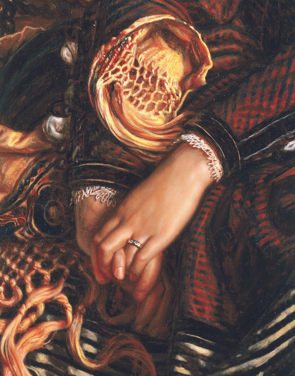 Dettaglio da Il Dolce far Niente, 1866 da William Holman Hunt