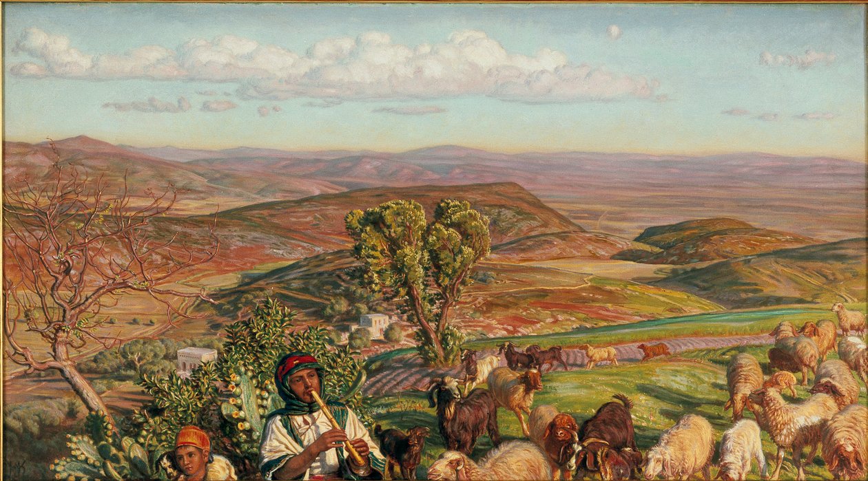 Pianura di Esdraelon dalle alture sopra Nazareth, 1876 da William Holman Hunt
