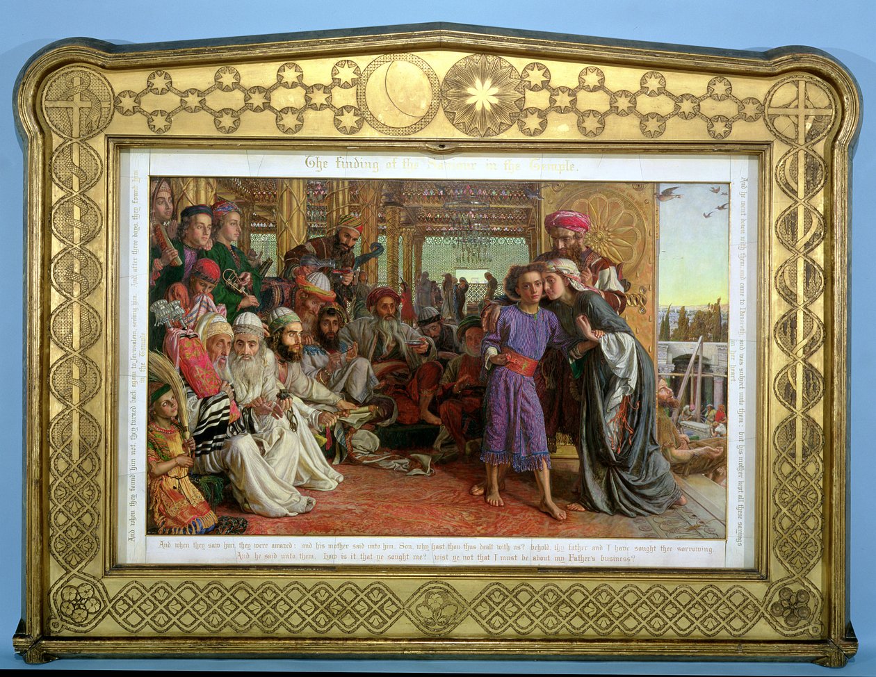 Il Ritrovamento del Salvatore nel Tempio da William Holman Hunt