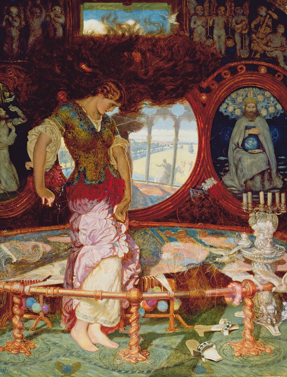 La Dama di Shalott da William Holman Hunt