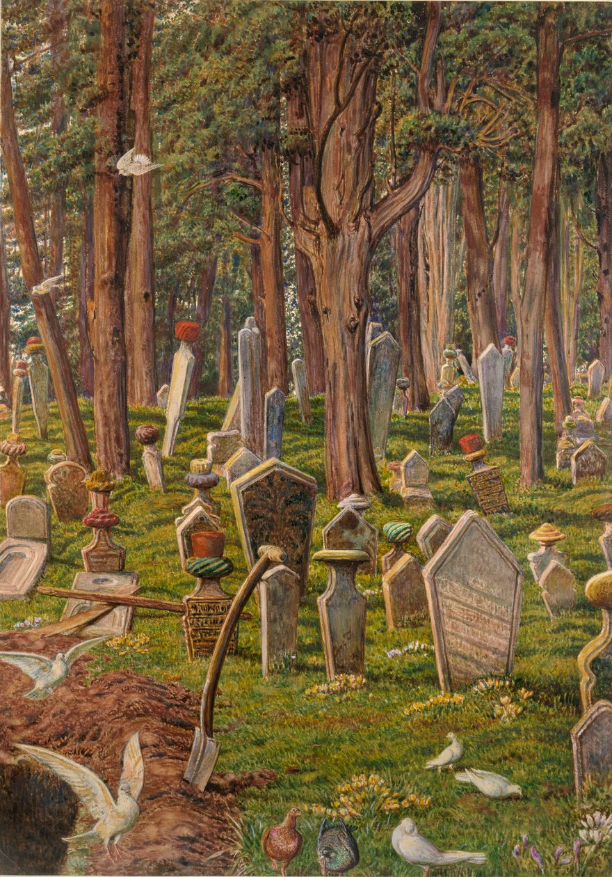 La città dormiente: il cimitero di Pera, Costantinopoli, 1856-1888 da William Holman Hunt