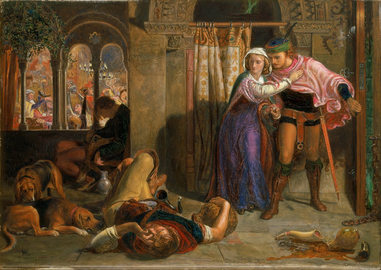 La fuga di Madeline e Porphyro durante l