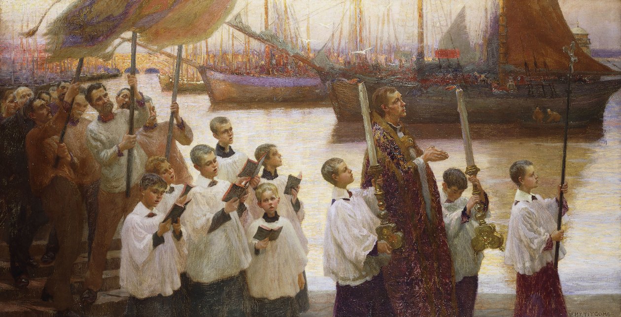 Giorno delle Rogazioni, Cornovaglia da William Holt Yates Titcomb