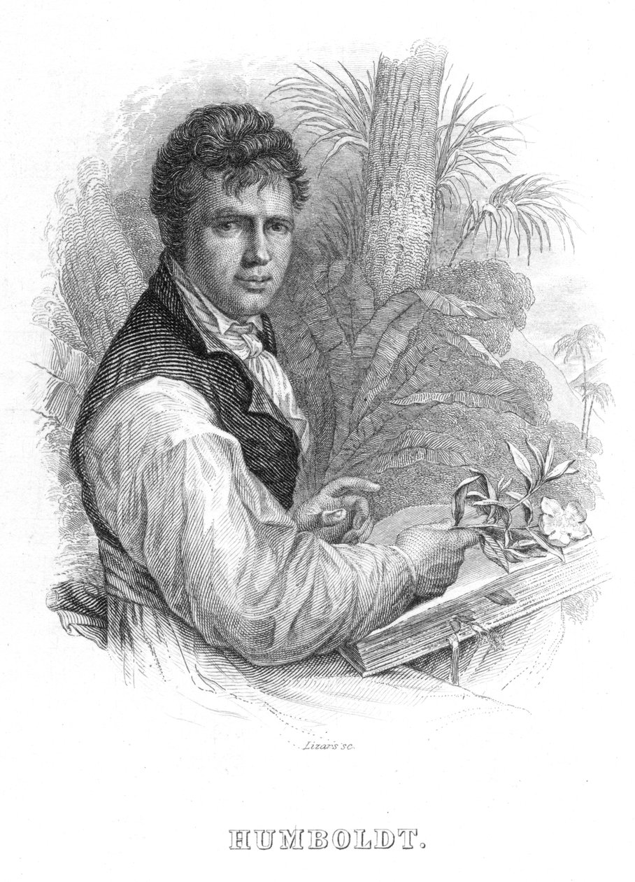 Alexander von Humboldt, naturalista tedesco da William Home Lizars