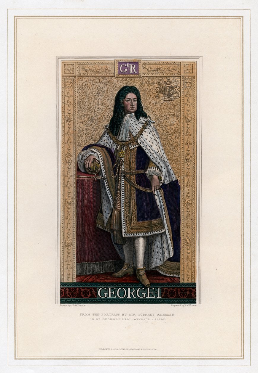 Giorgio I, Re di Gran Bretagna da William Home Lizars