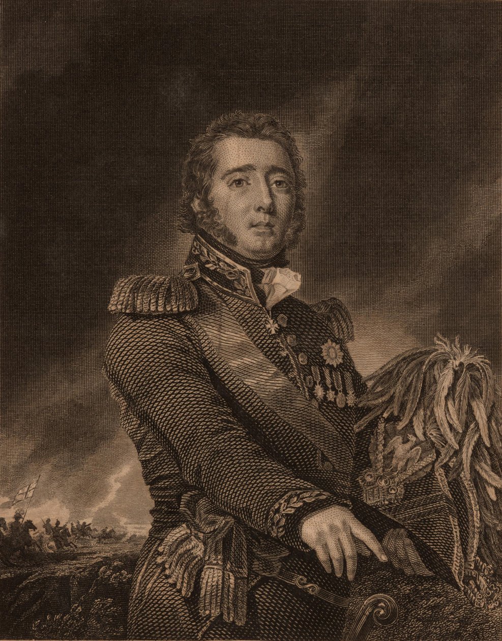 Ritratto di Gregor MacGregor 1786-1845 da William Home Lizars