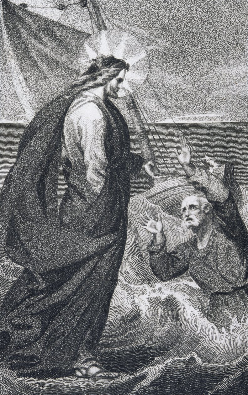 Cristo rimprovera Pietro, da 