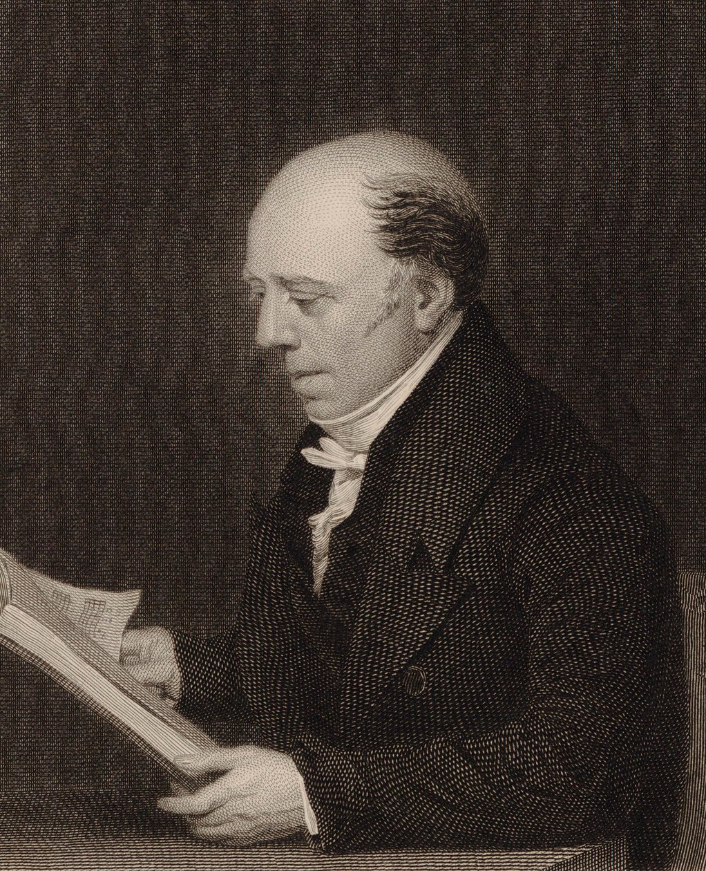 Ritratto di Vincent Novello 1781-1861, 1830 da William Humphrys