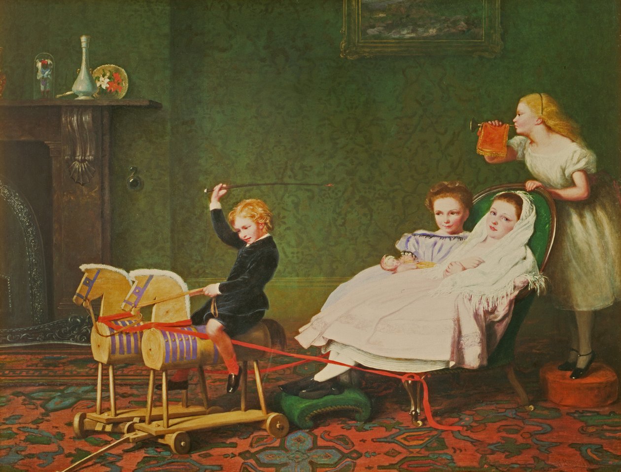 Una carrozza per il ballo, 1868 da William III Bromley