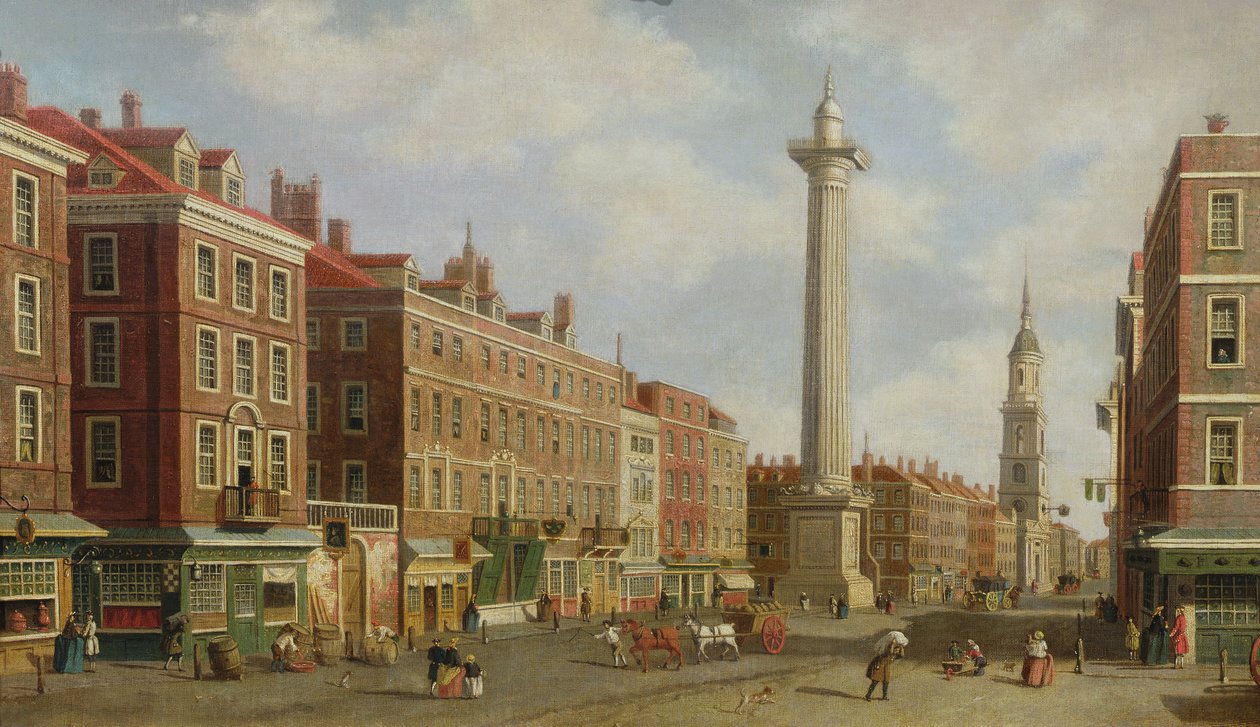 Veduta del Monumento, c.1770 da William James