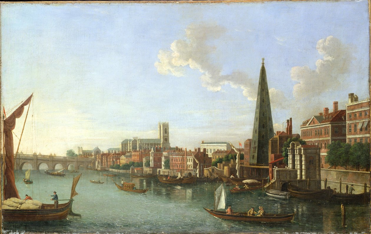 Ponte di Westminster (sera) da William James